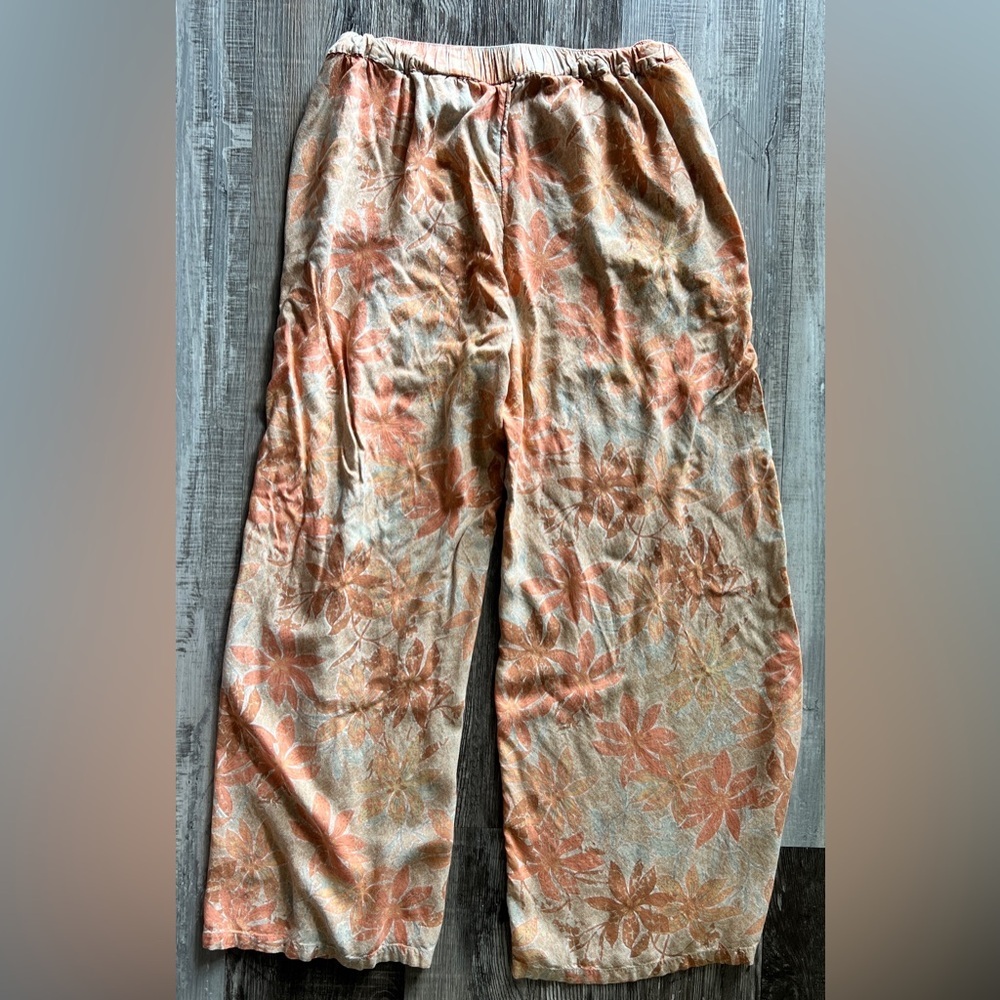 Roxy Women’s Midnight Journey Flared Beach Summer Pant Size Medium - Picture 6 of 8